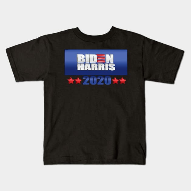 Biden Harris 2020 Kids T-Shirt by YasudaArt